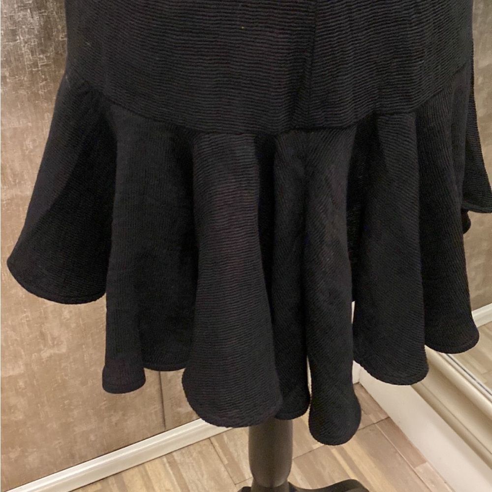 Sandro Elegant Black Mini Dress, US4 - Picture 9 of 13